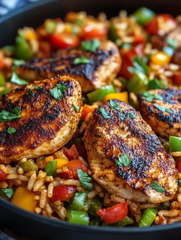 A delicious Cajun Chicken and Rice Recipe.