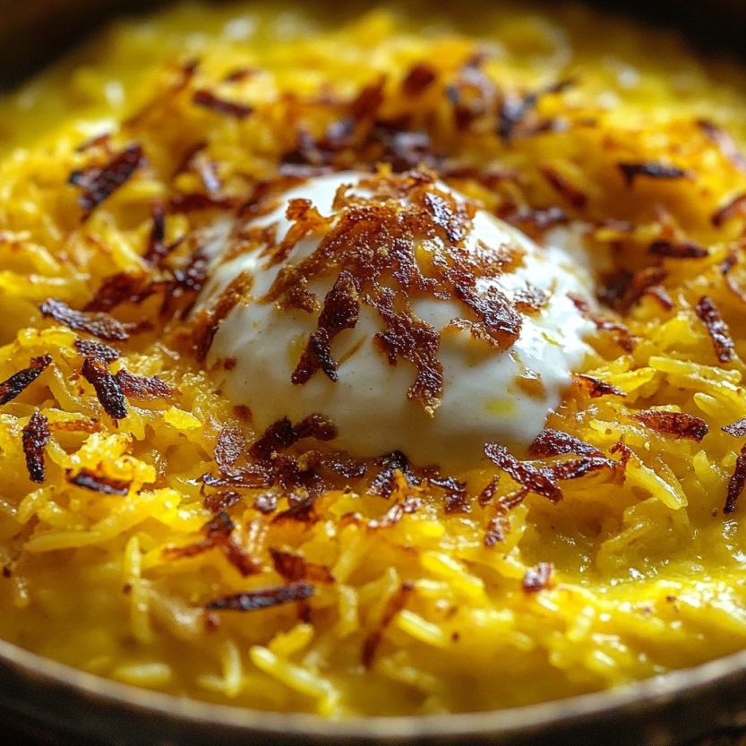 A dish with a fried egg on top of it.