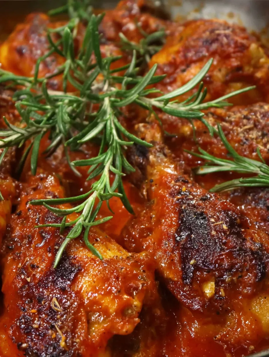 A close up of baked chicken wings on rice.