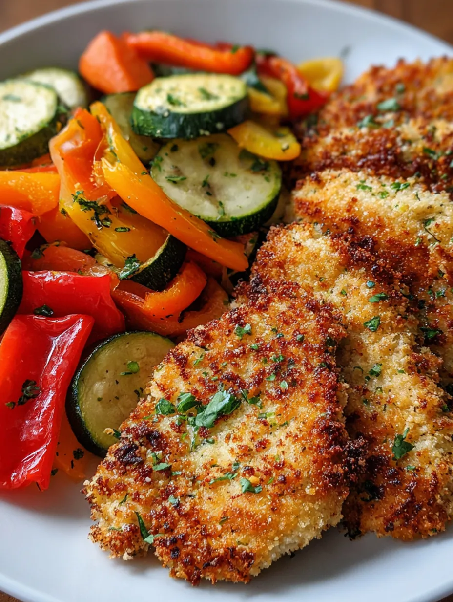 A plate of food with chicken and vegetables.