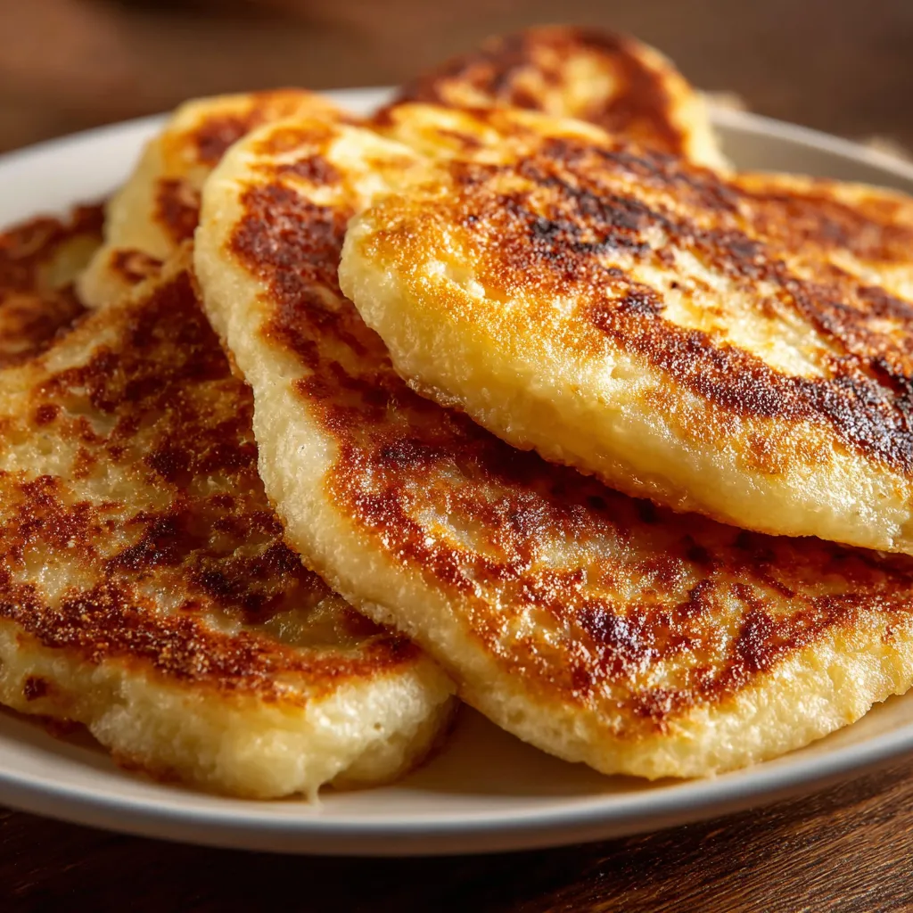 A plate of Irish potato farls.