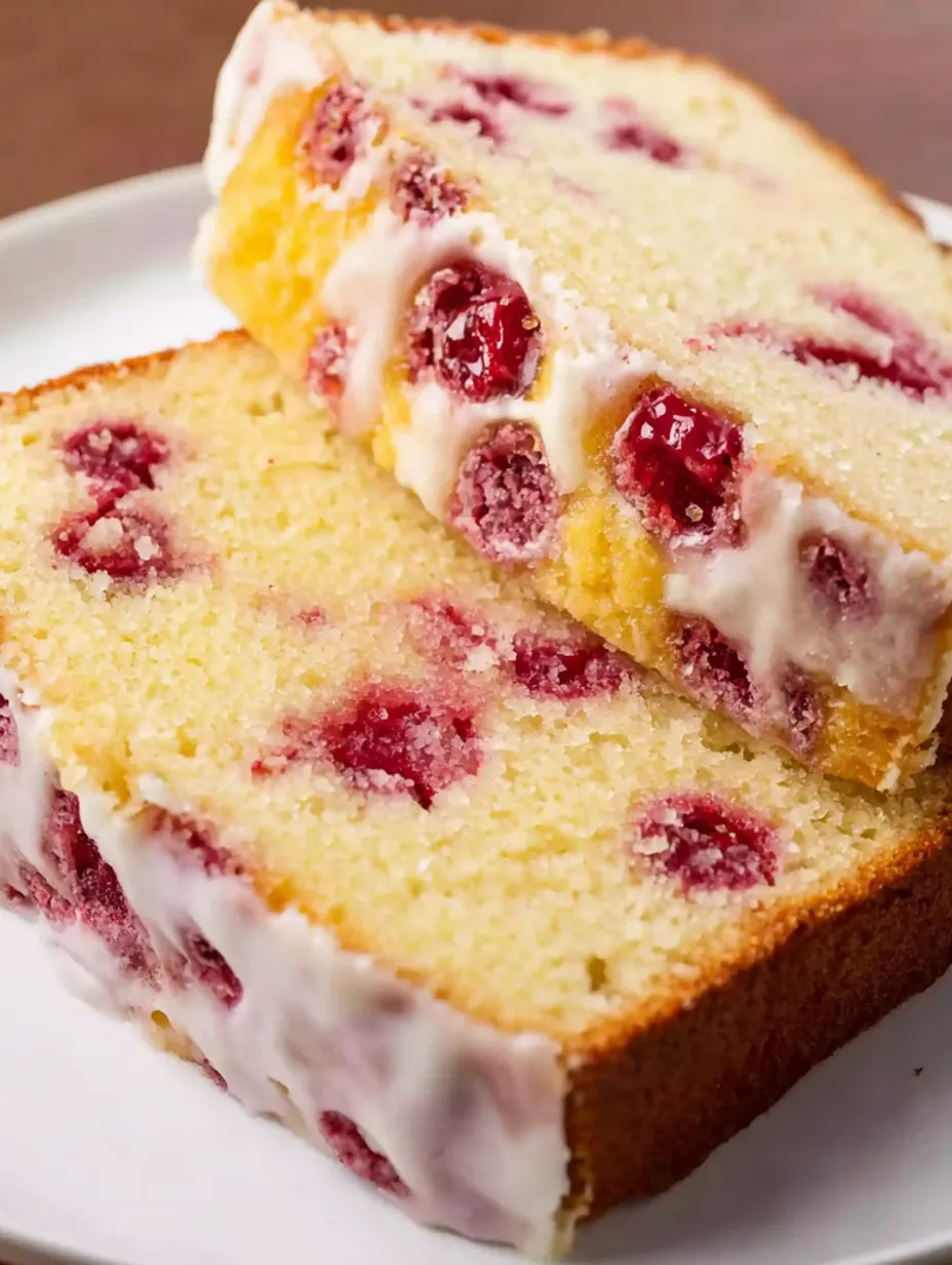 A slice of cranberry orange bread.