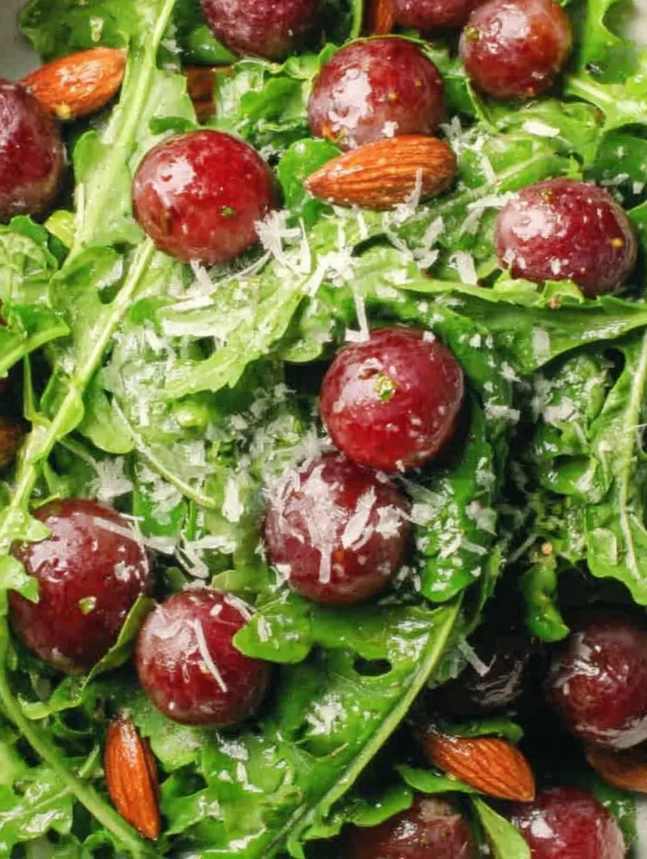 Arugula Salad with Lemon Vinaigrette.