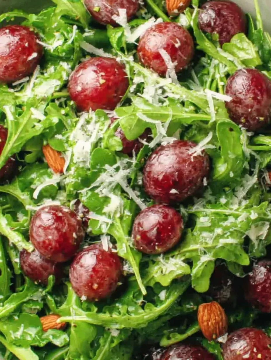Arugula Salad with Lemon Vinaigrette.