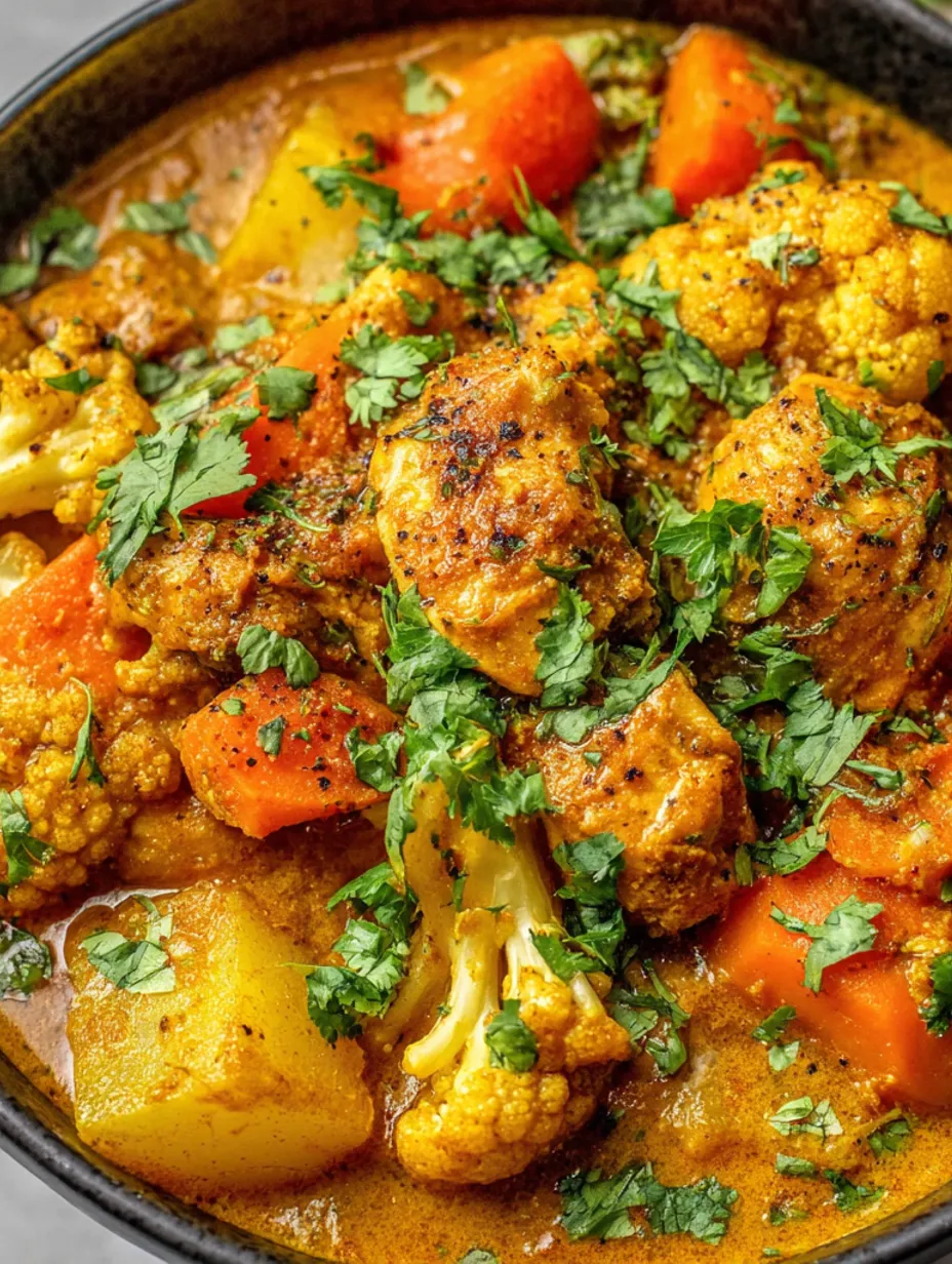 A close up of a dish with a variety of vegetables and meat.