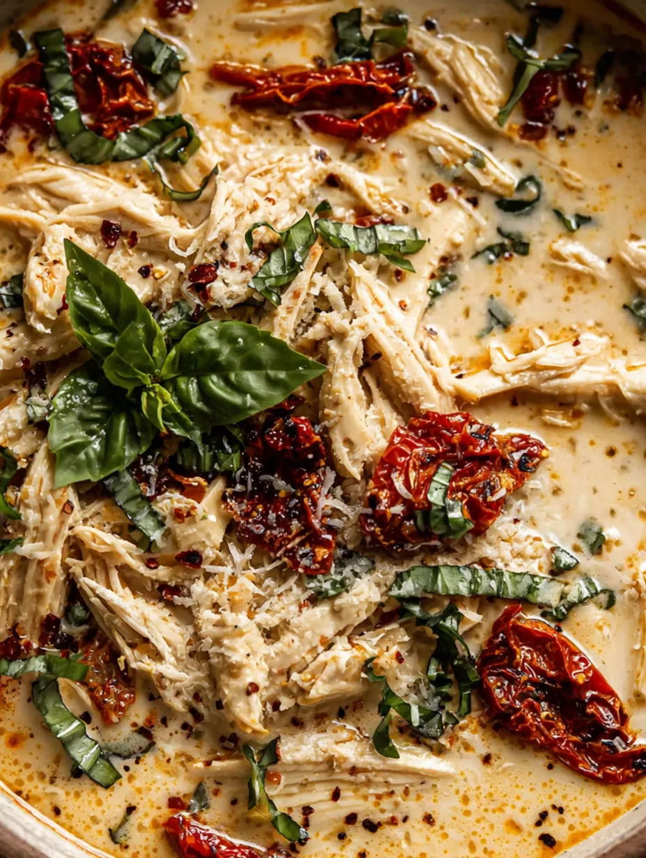 A close up of a crockpot with chicken and vegetables.