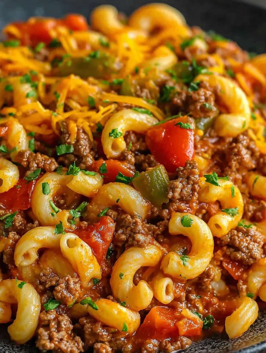 A close up of a delicious old-fashioned goulash.