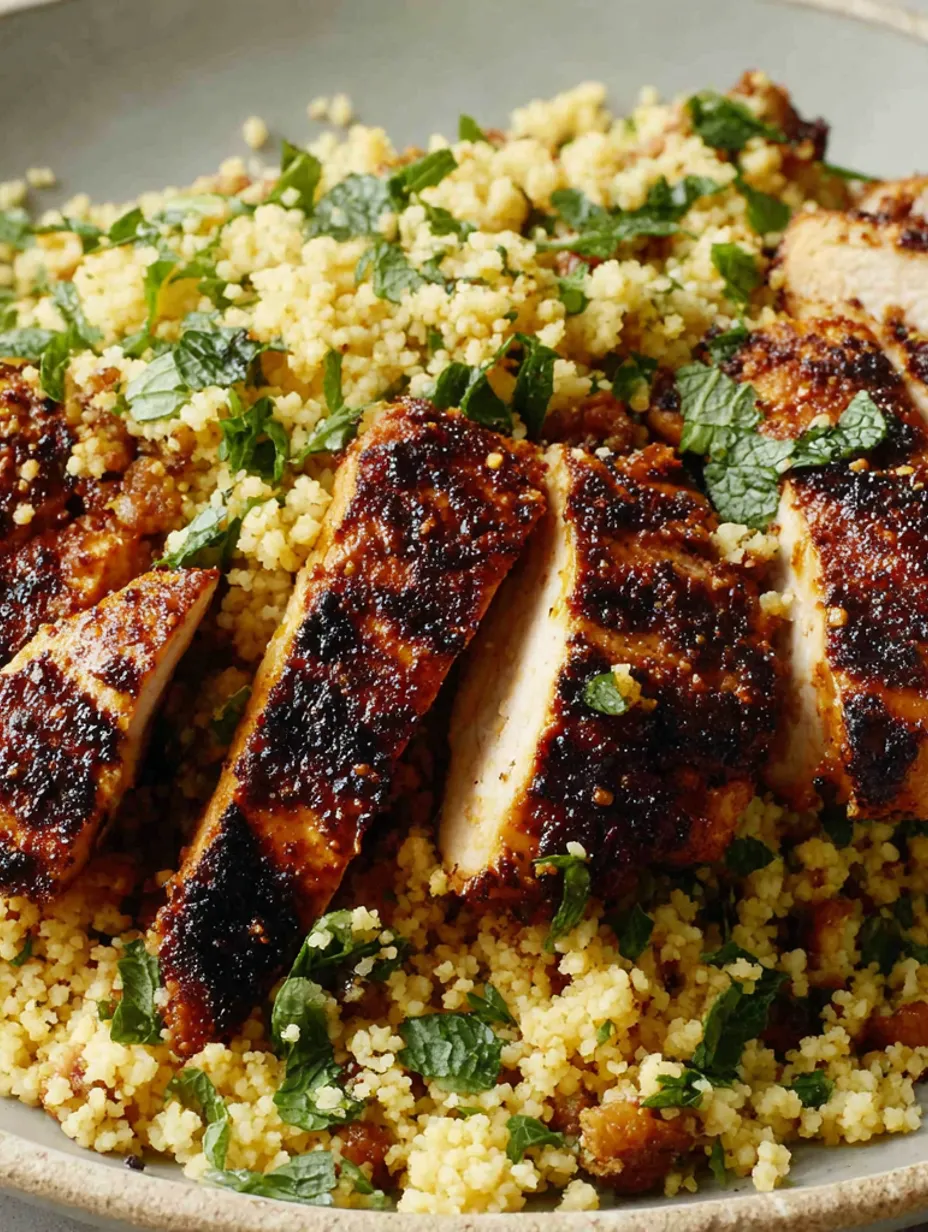 Grilled Moroccan Chicken.