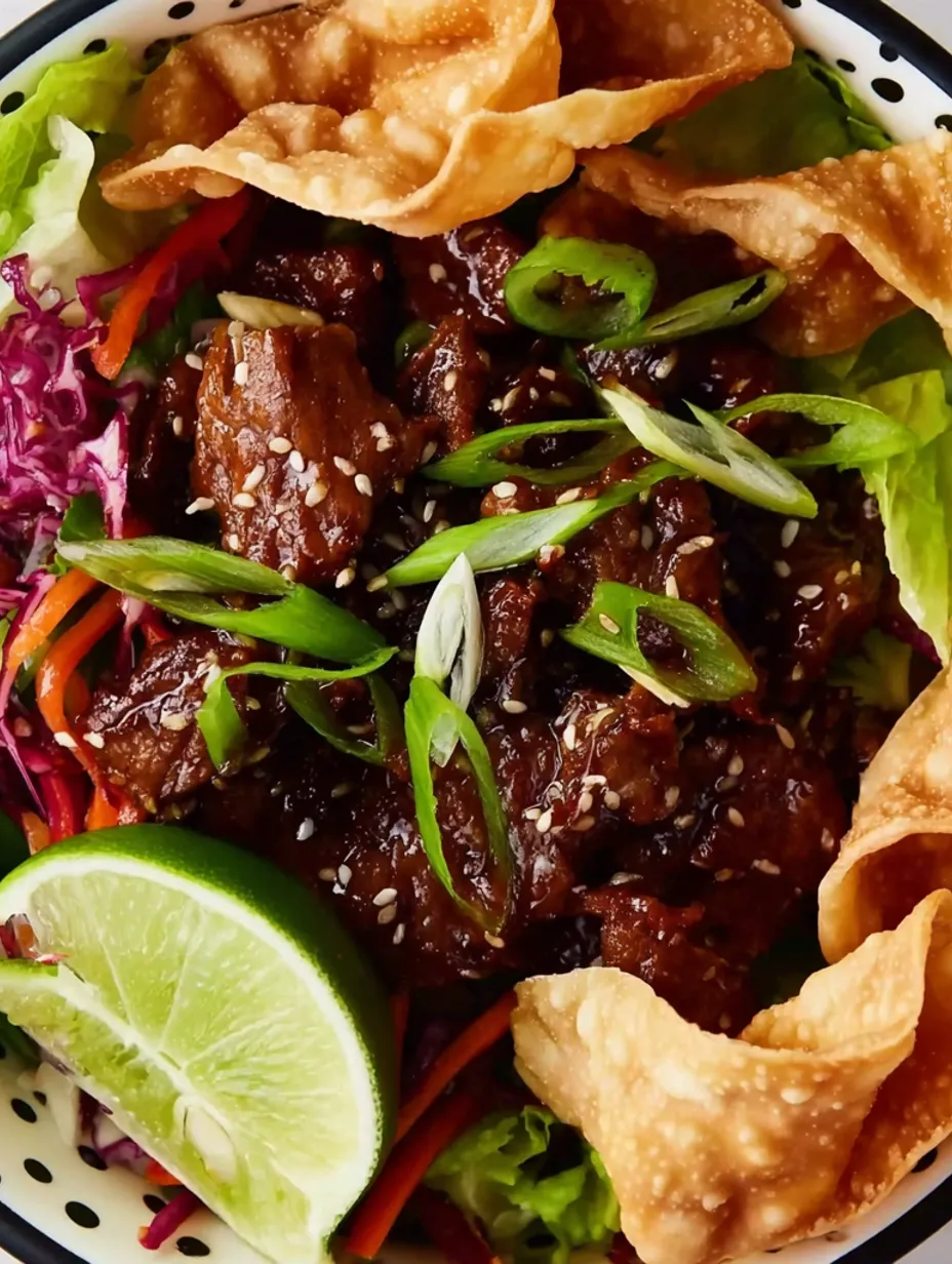 A plate of food with meat and vegetables.
