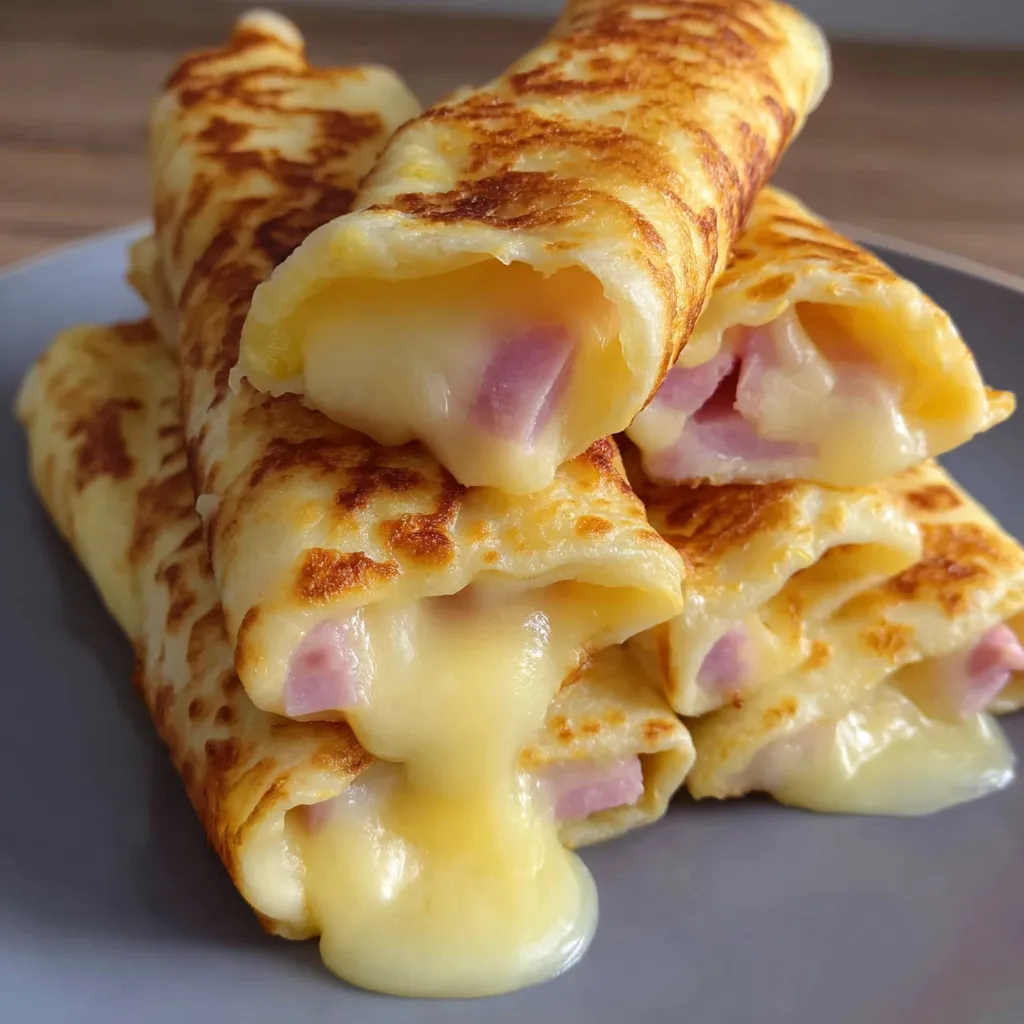 A stack of air fryer hot chicken wraps.