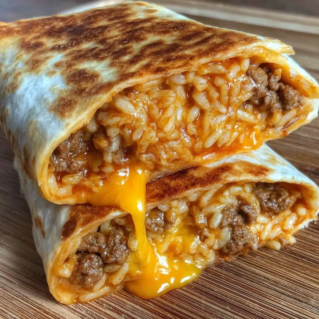 A quesarito taco bell copycat.