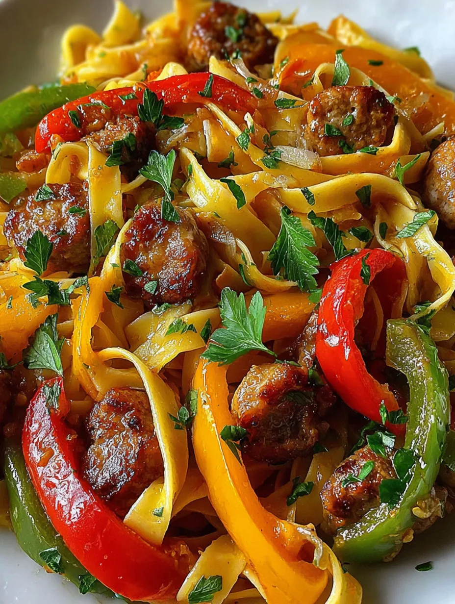 A plate of Italian drunken noodles pasta.