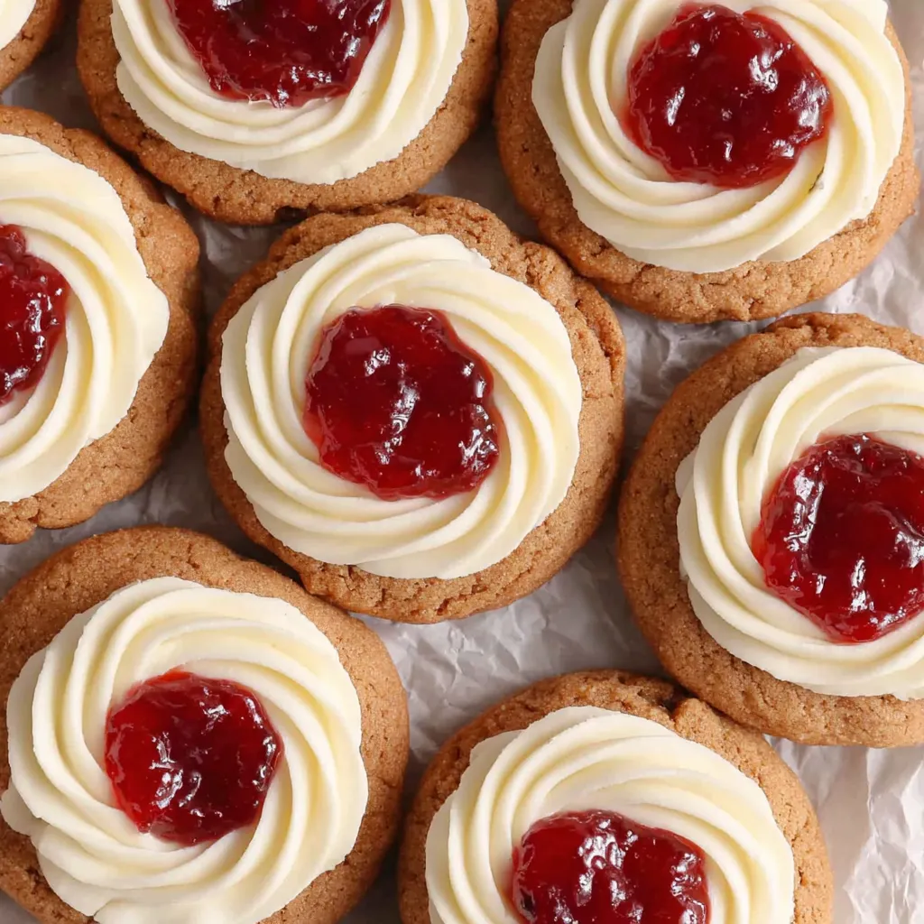 A plate of cheesecake cookies.