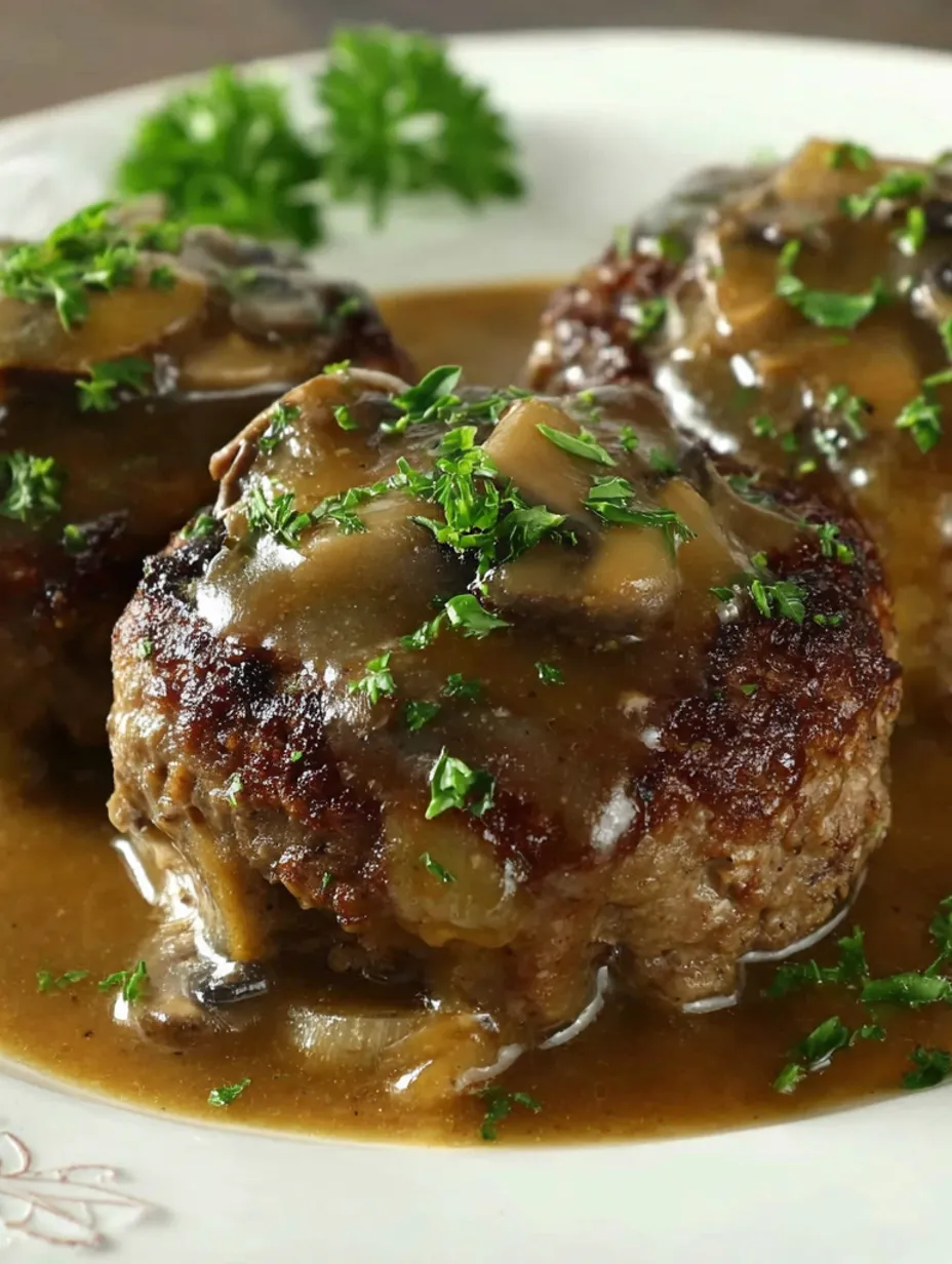 Midwest Salisbury Steak with gravy.