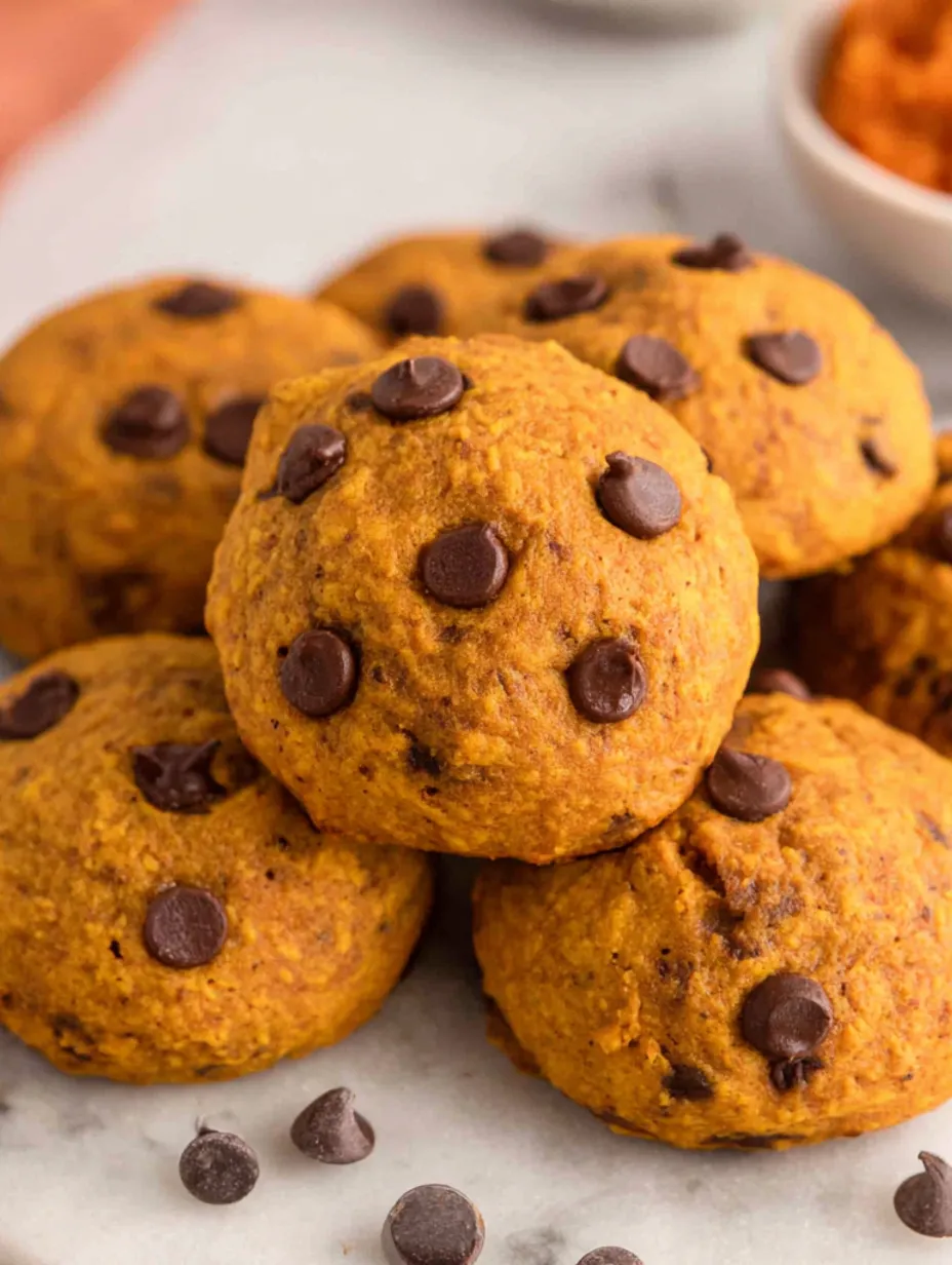 Pumpkin Chocolate Chip Cookies.