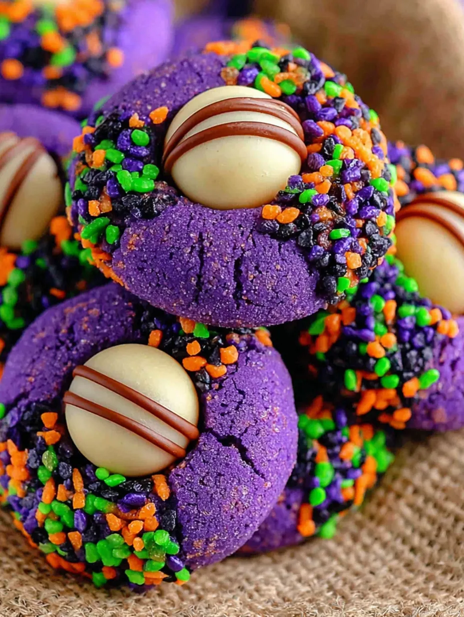 Halloween cookies with chocolate and white frosting.