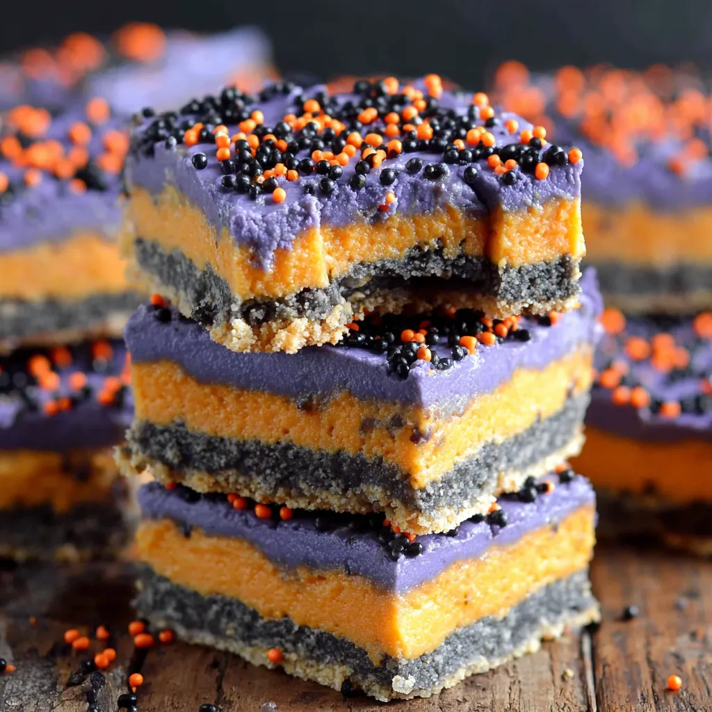 Halloween sugar cookie bars.