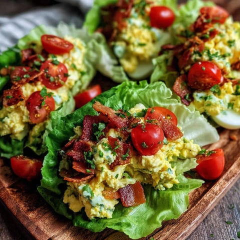 BLT Egg Salad Wraps.