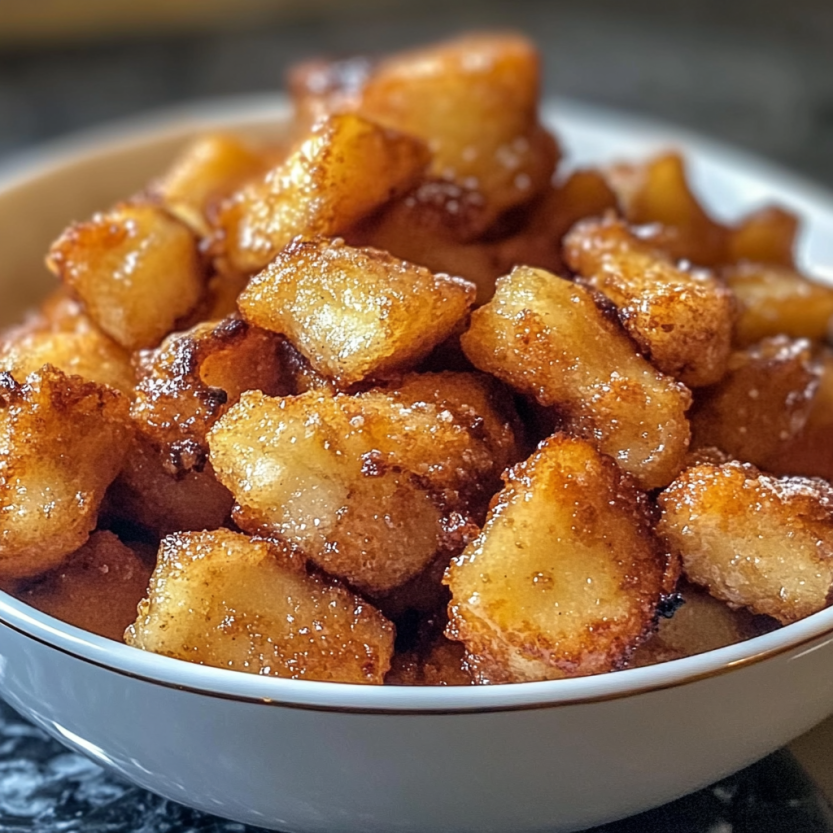 A bowl of Southern Fried Apples.