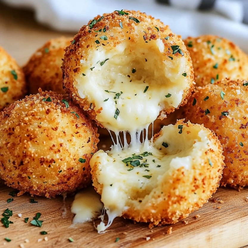 Air fryer cheesy mashed potato balls.