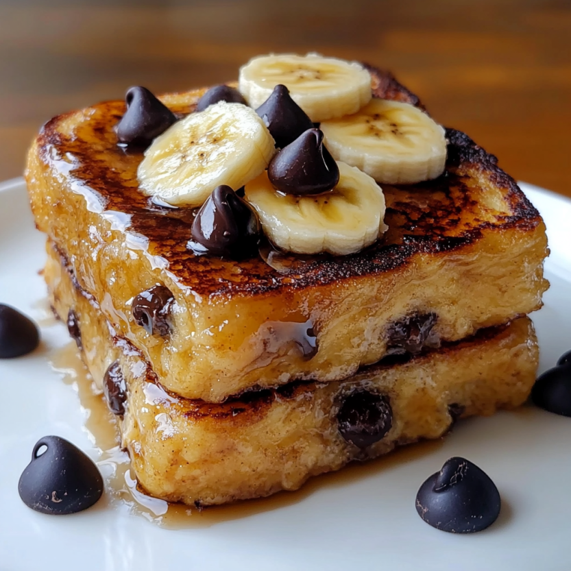 A slice of gluten free banana pancake bake.
