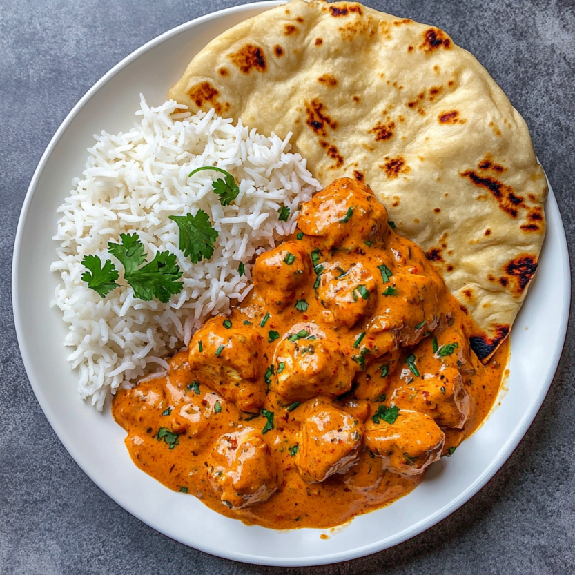 A plate of food with rice and meat.
