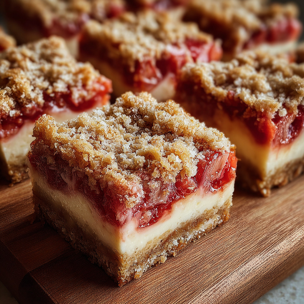 A close up of a dessert with a slice of strawberry and cream cheese.