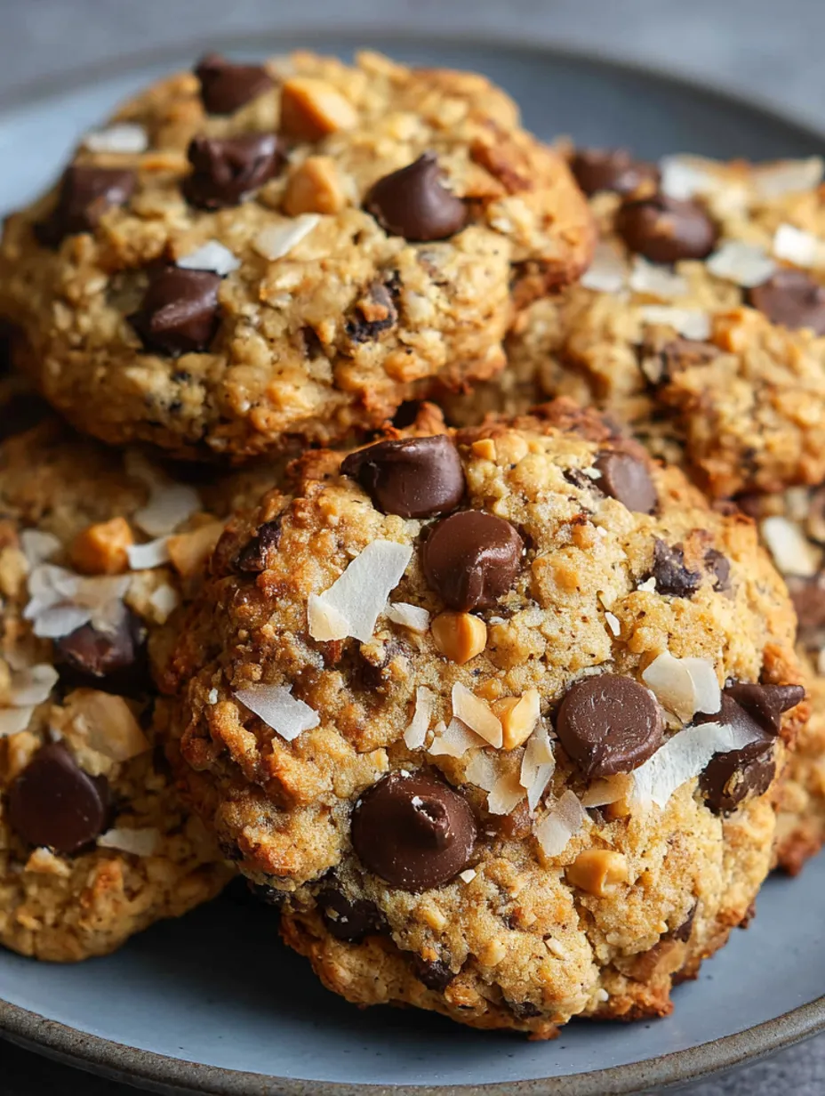 Peanut butter and banana cookies.