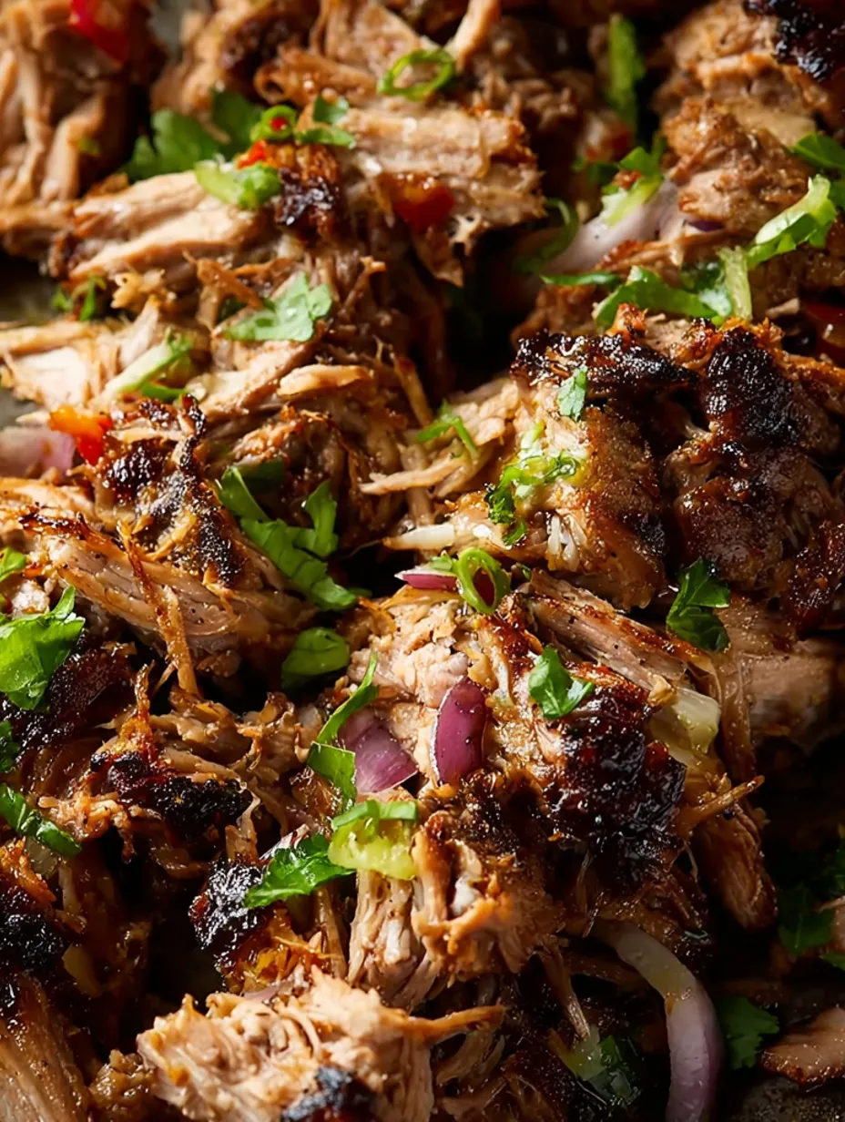 A plate of Kalua-style pork kabobs.
