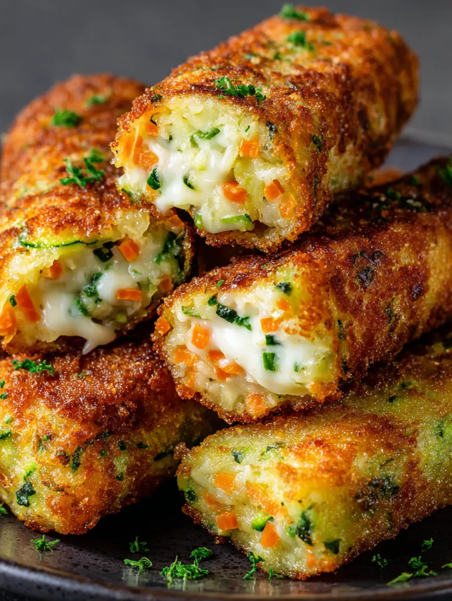 A plate of zucchini, carrot and cheese sticks.