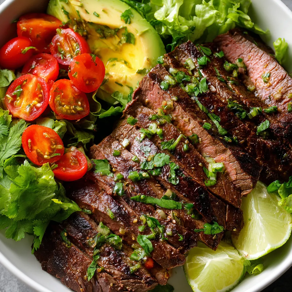 A bowl of food with meat and vegetables.