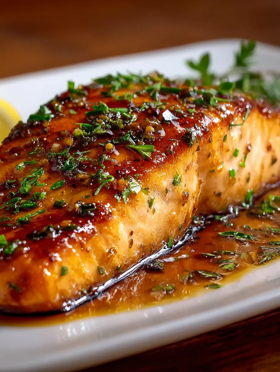 A piece of Texas Roadhouse Style Baked Salmon.