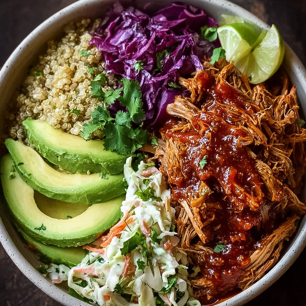 A bowl of food with meat, vegetables, and sauce.