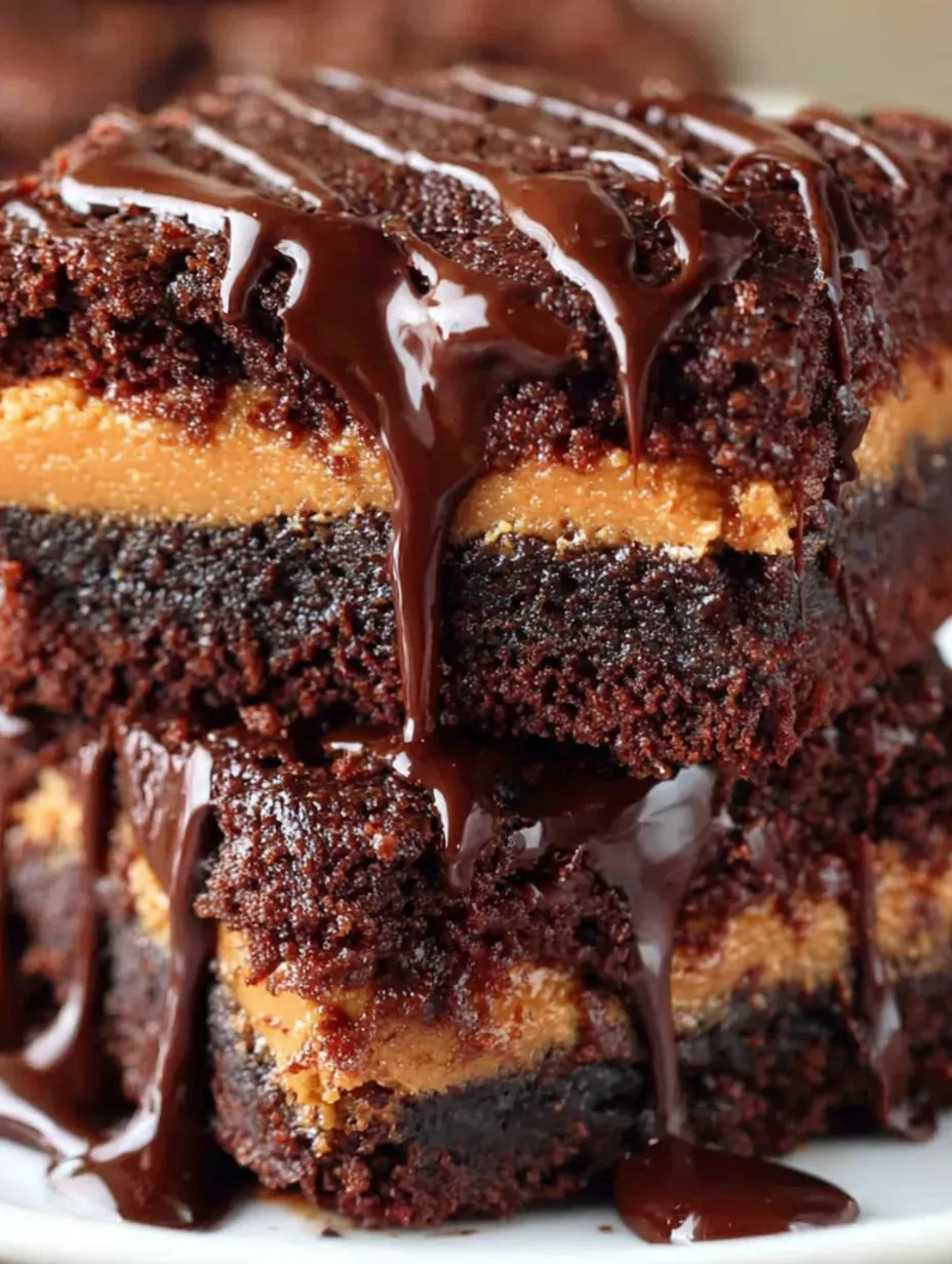 A close up of a chocolate dessert with drizzled chocolate on top.