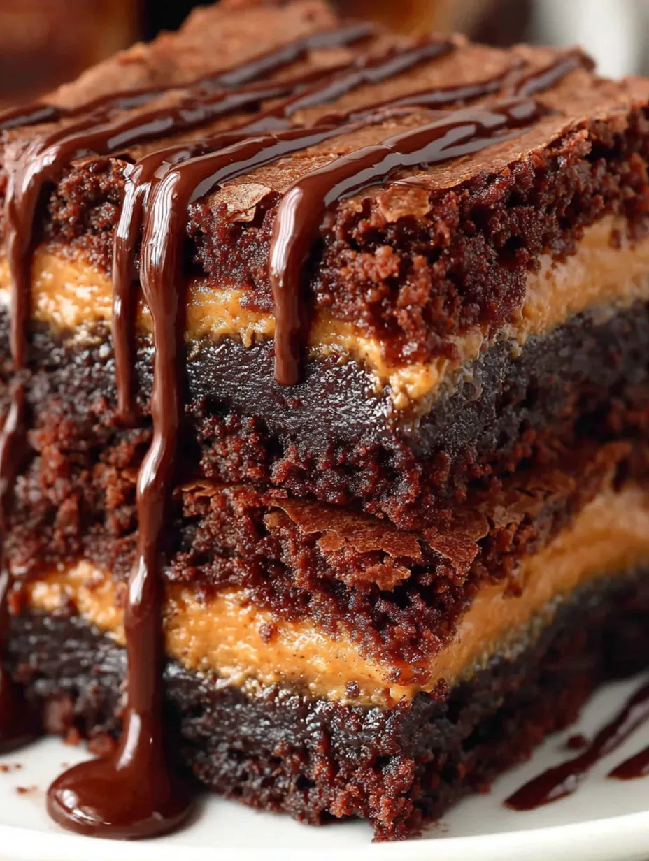A slice of chocolate cake with chocolate drizzled on top.