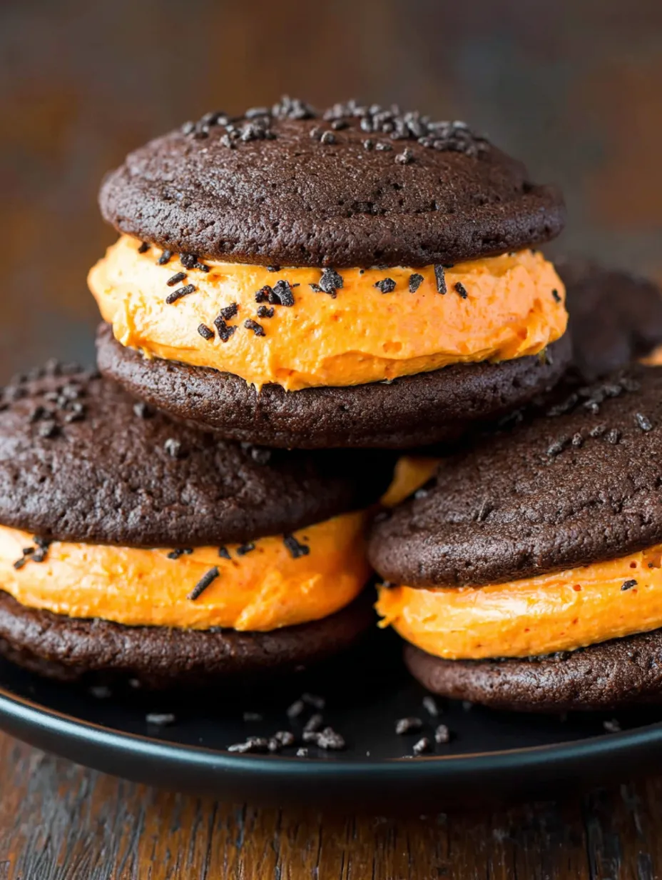 Halloween Whoopie Pies.