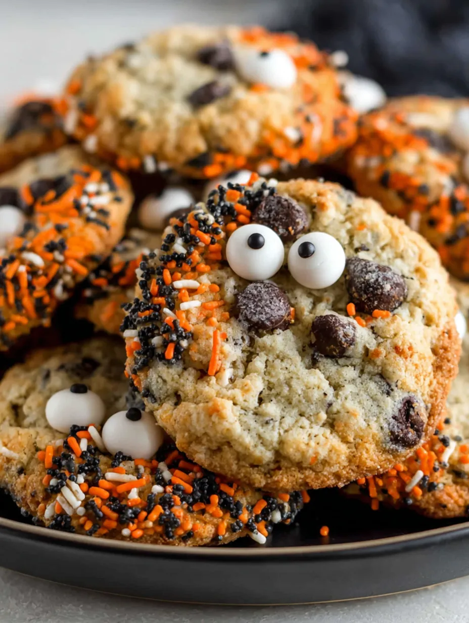 Halloween chocolate chip cookies.
